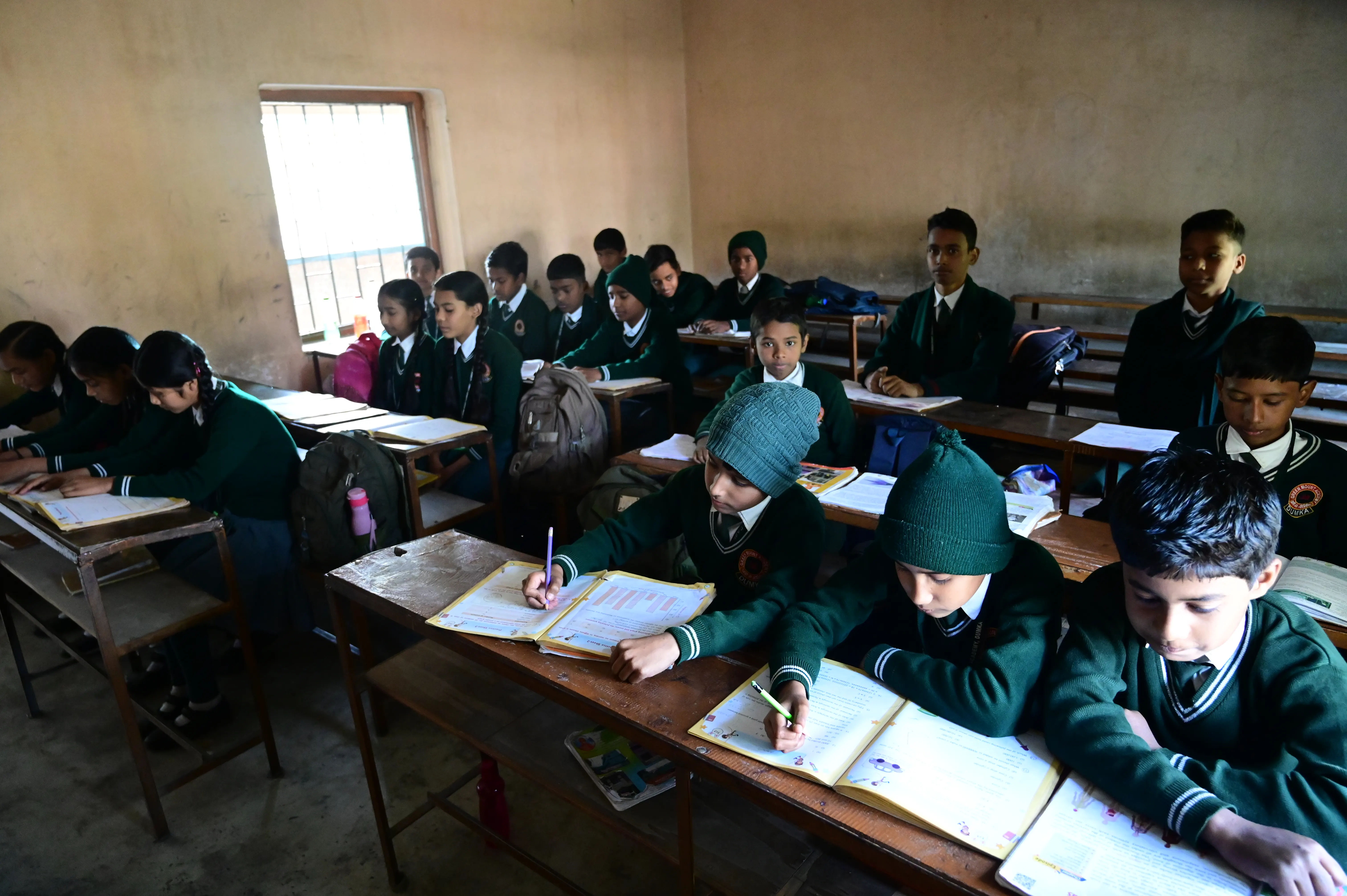 Smart classroom at Green Mount Academy